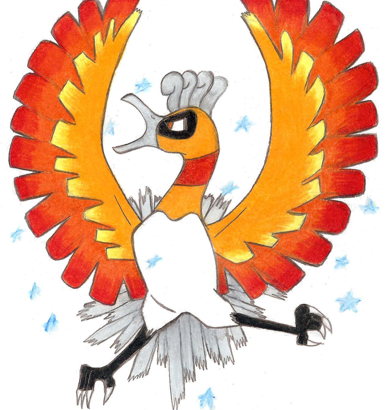 Ho-Oh Shiny  Pokemon, Pokemon go, Anime