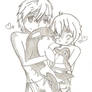 Free! Semi-Chibi Makoto and Nagisa X3