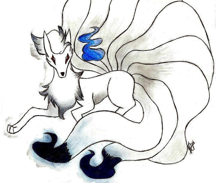 Ninetales~ The Silver Beauty by DeactivatedUSERTHE on DeviantArt