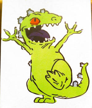 Reptar Stencil