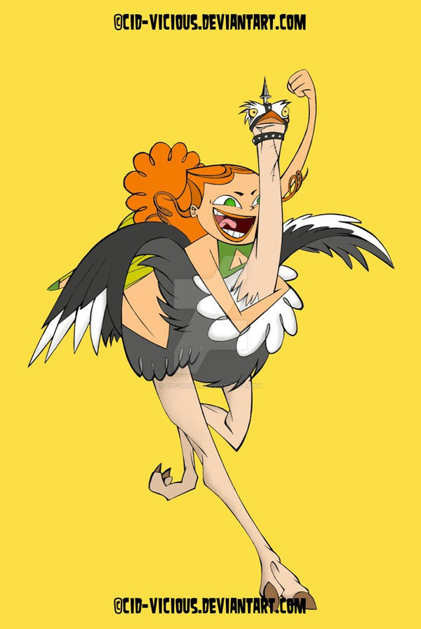 Izzy the Ostrich Racer COLORED