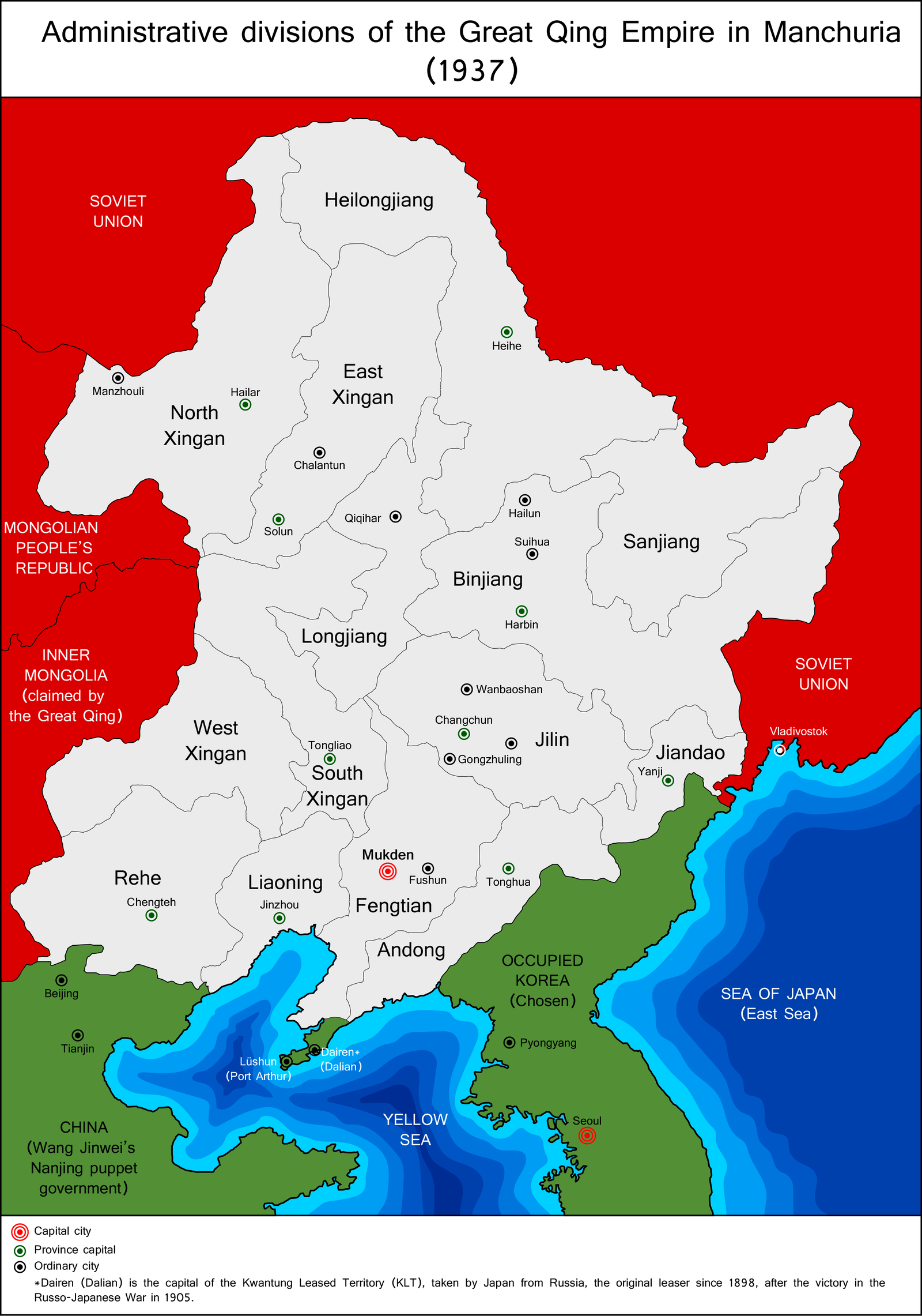Manchuria Map