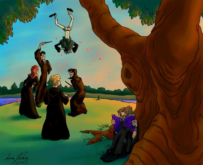 Snape Tree Scene Snape's Worst Memory by bonnieslashfiend on DeviantArt