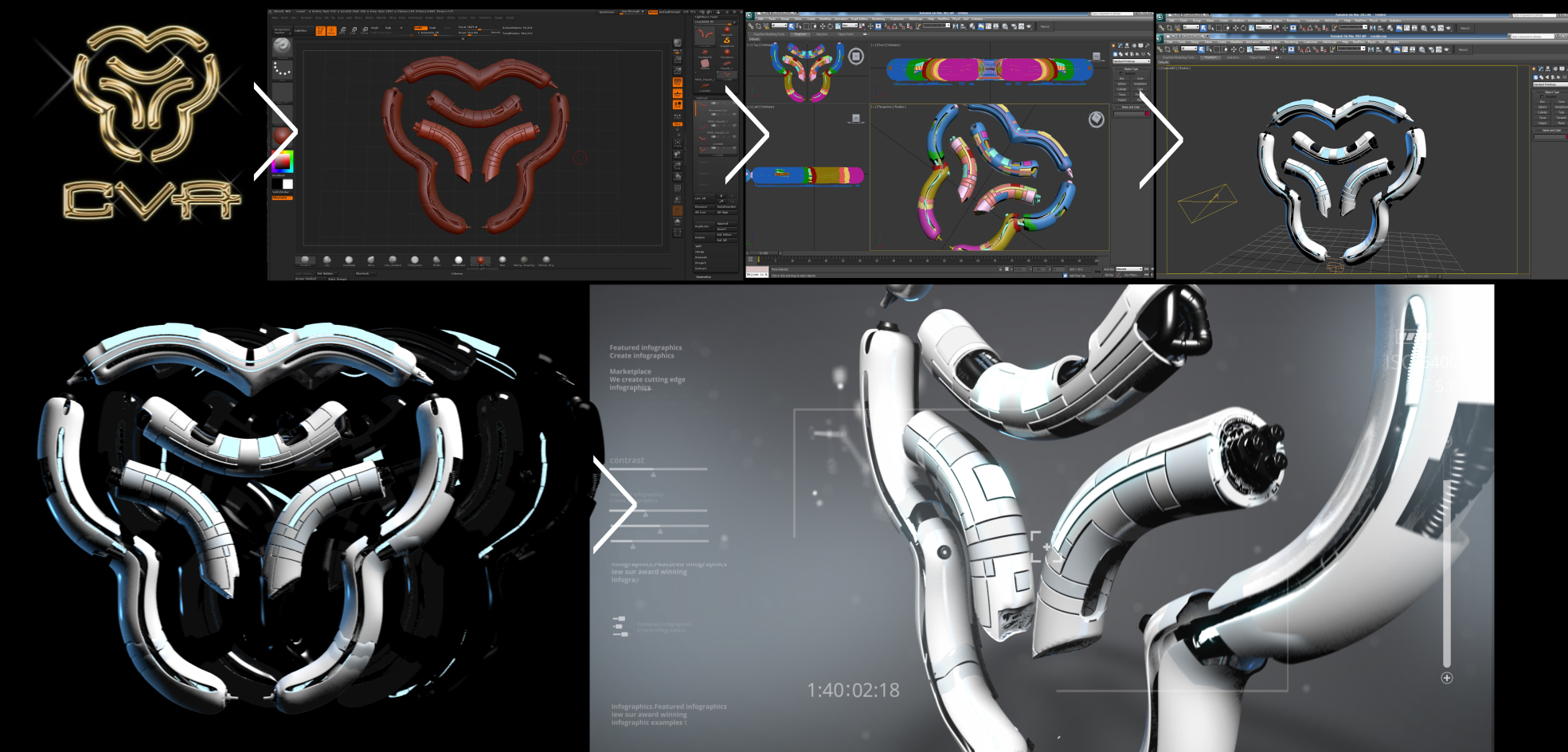 3D futuristic Logo Design/animation by Swpp on DeviantArt