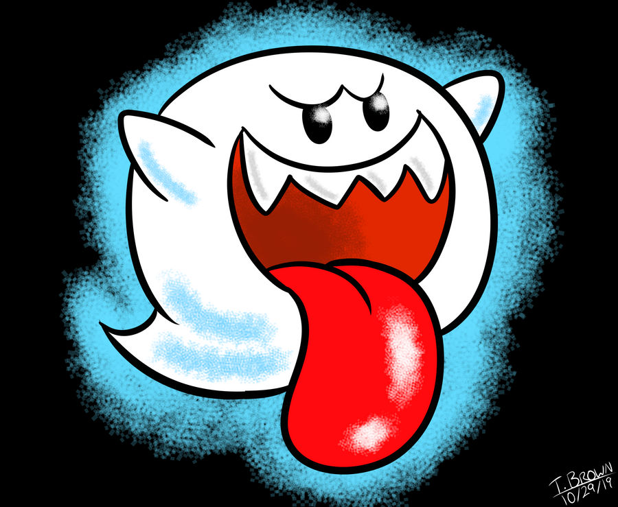 SM - Boo! by LuigiStar445 on DeviantArt