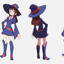 Akko little witch academia 3d