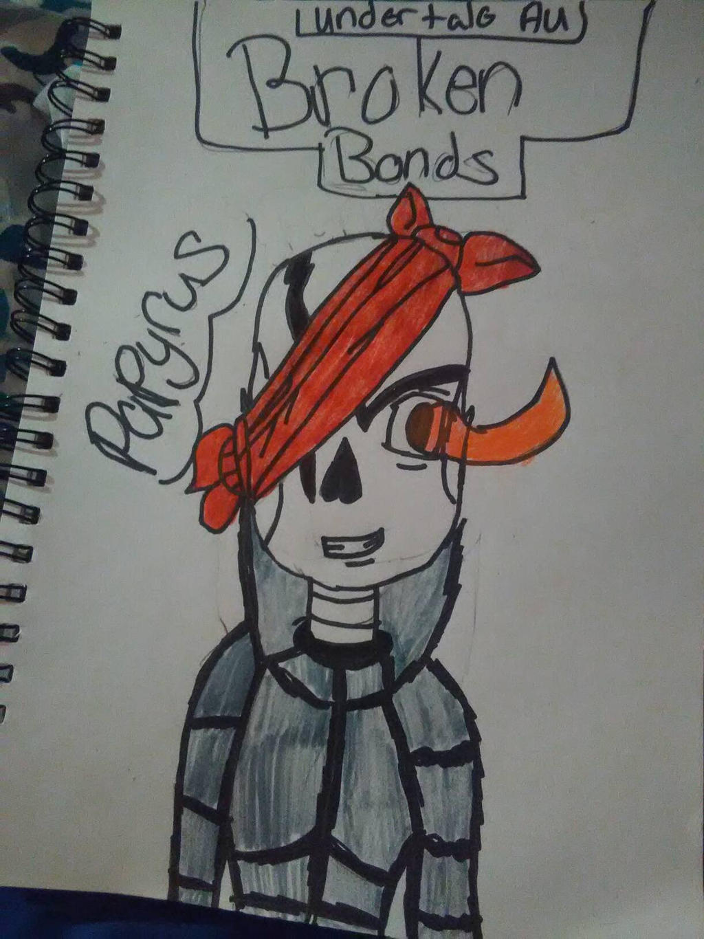 UnderTale Au- Broken Bonds Papyrus