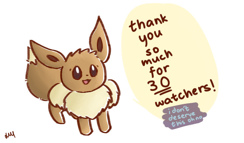 Thank you so much for 30 watchers!