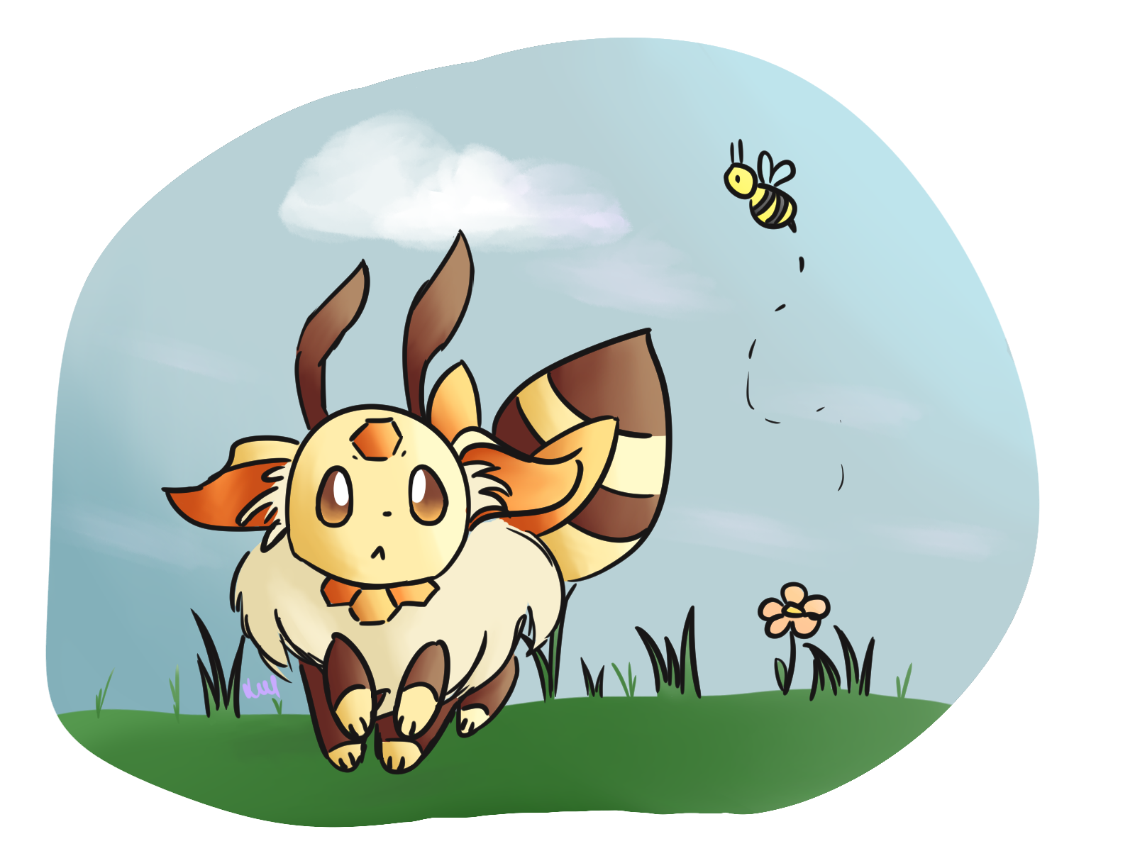 Hunneon Hunneon (Bug type Eeveelution Fakemon) by Lineon-RL on DeviantArt