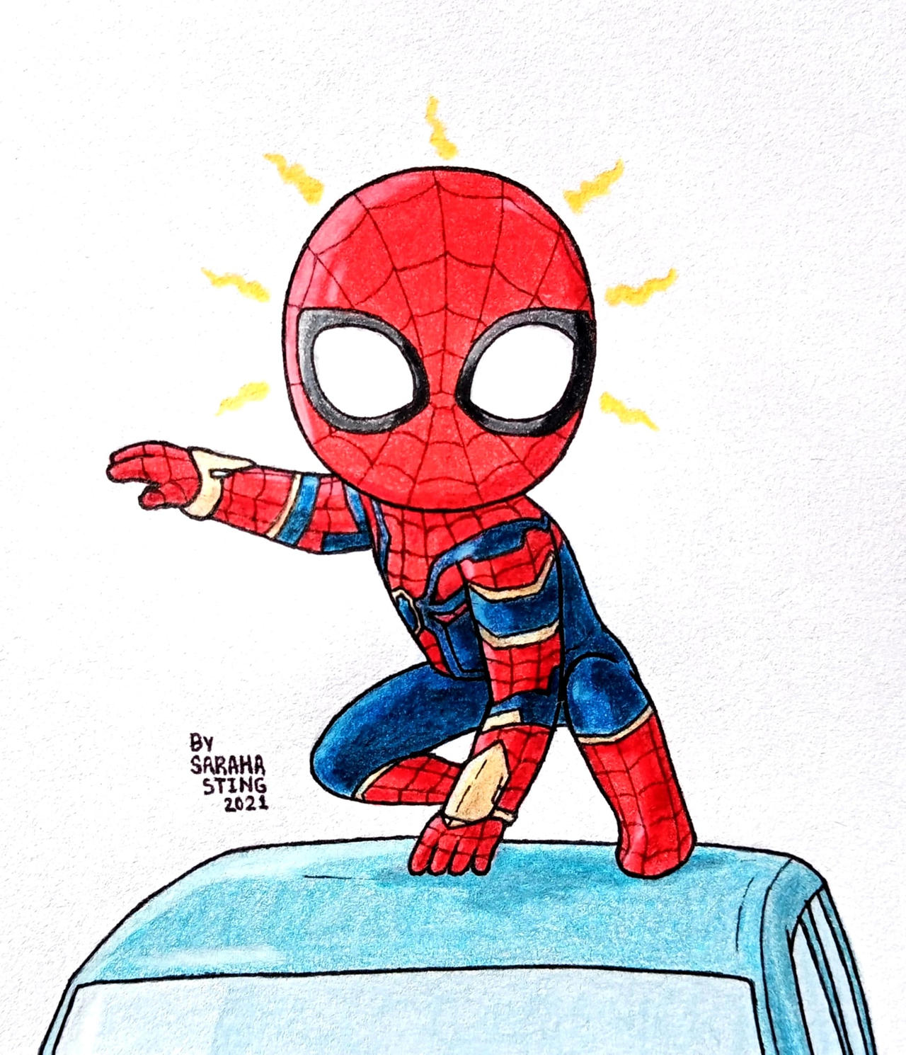 Spiderman Chibi para colorir by PoccnnIndustriesPT on DeviantArt