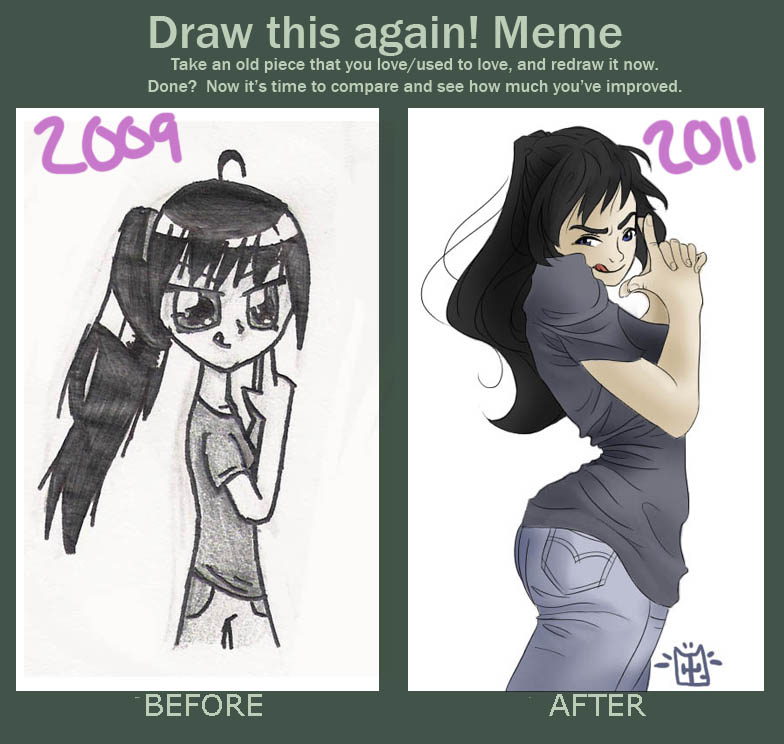 Draw This Again Meme: 2 years