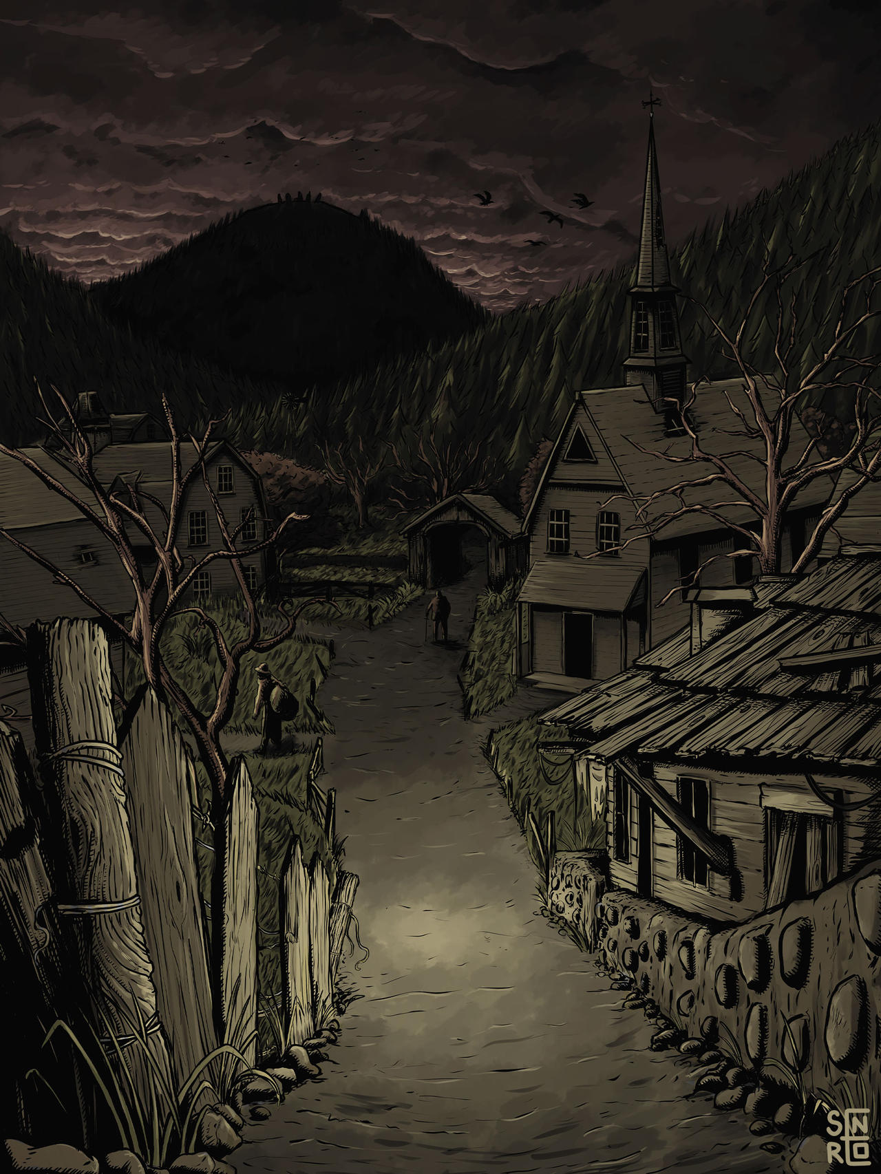 Lovecraft - Dunwich by SerenoArts on DeviantArt