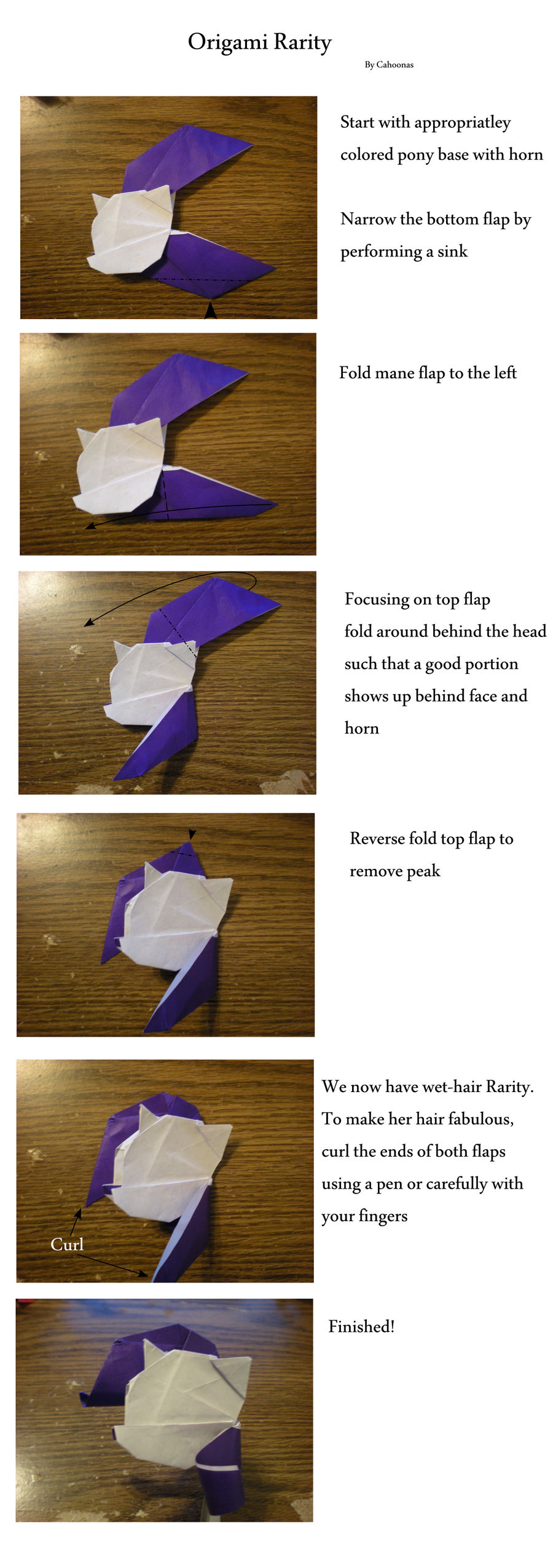 Origami Rarity Head