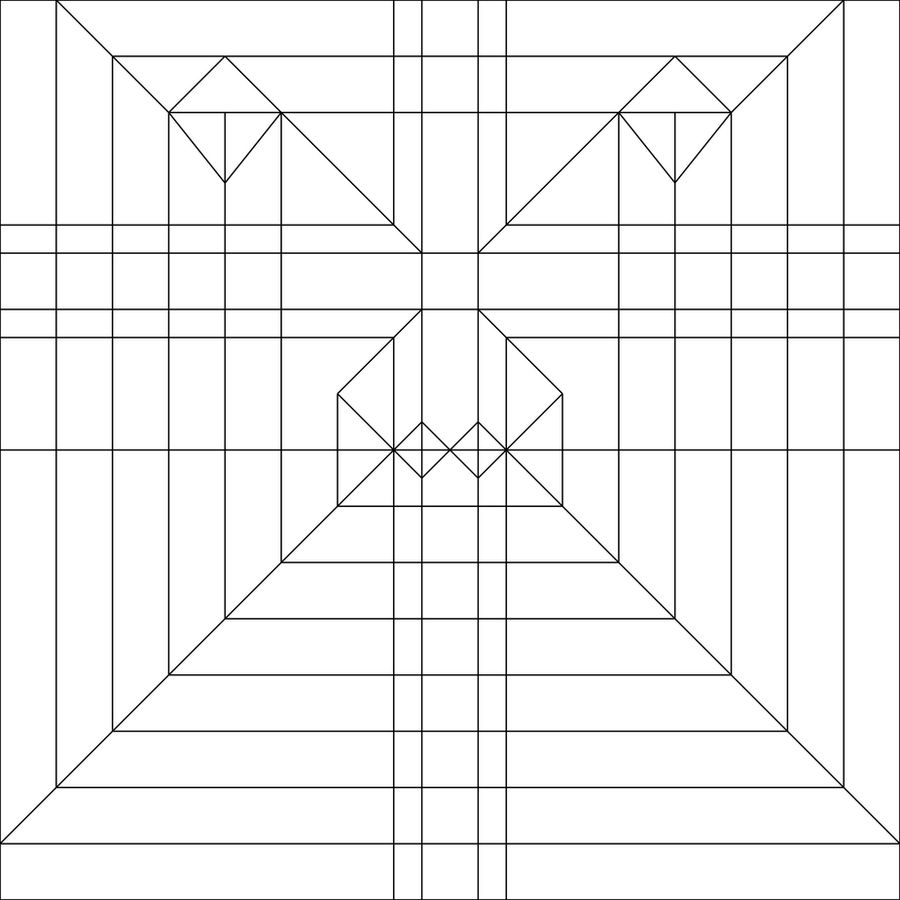 Timberwolf (Mad Cat) Mech Crease Pattern