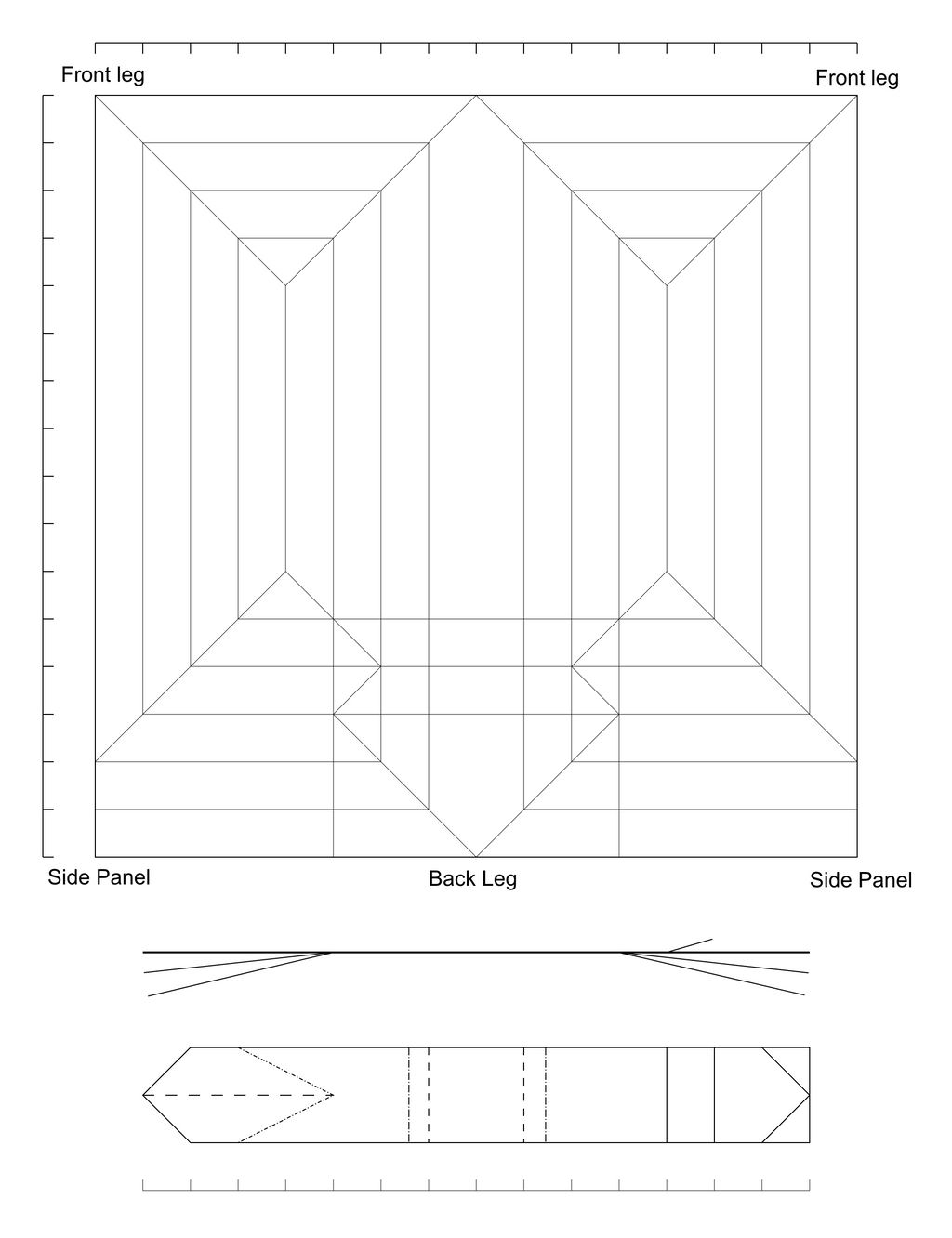 Aperture Science Sentry Turret Crease Pattern