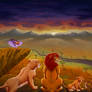 Lion King Sunset