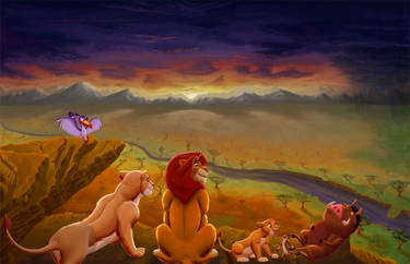 Lion King Sunset