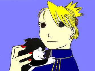 Riza and Black-Hayate in color