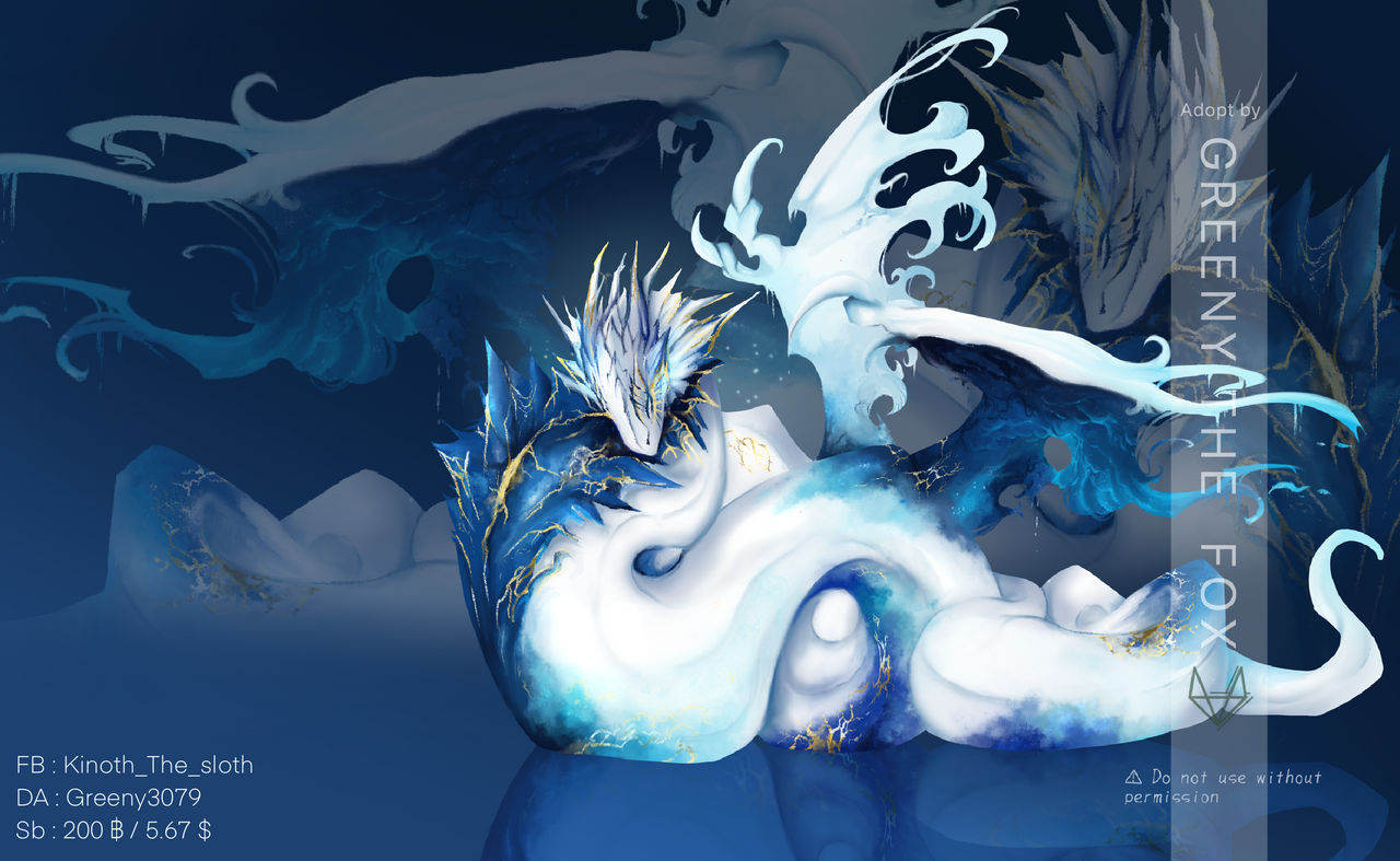 Adopt : ice python by Greeny3079 on DeviantArt