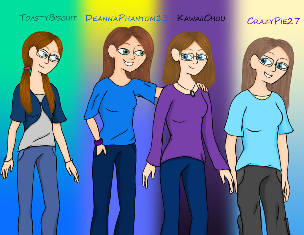 Deviantart Friends Format Four Best Friends by DeannaPhantom13 on DeviantArt