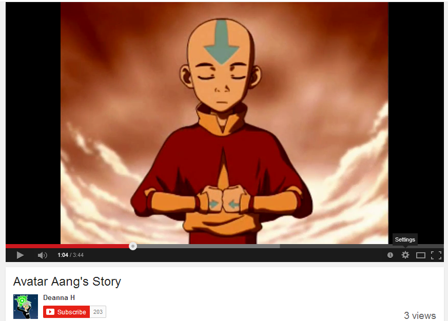 Avatar Aang's Story Video