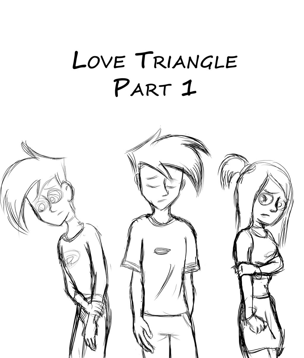 Love Triangle Comic Cover WIP by DeannaPhantom13 on DeviantArt