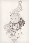 The Small God of the Good Tea by Felideus