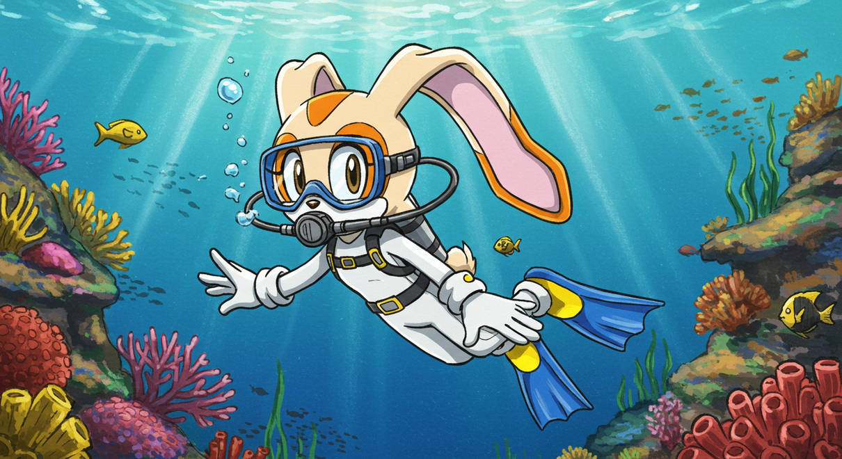 Jessica Rabbit Scuba cream the rabbit scuba by normas34 on DeviantArt