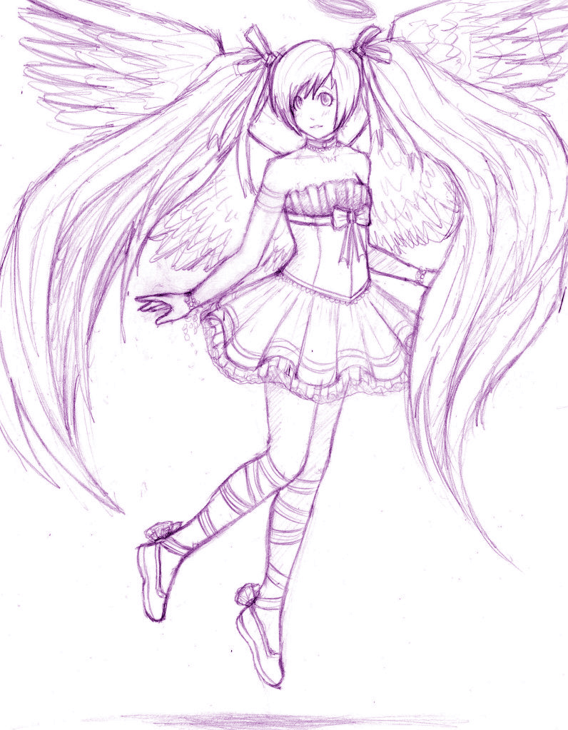 Anime Angel Wip By Stalaxy On Deviantart