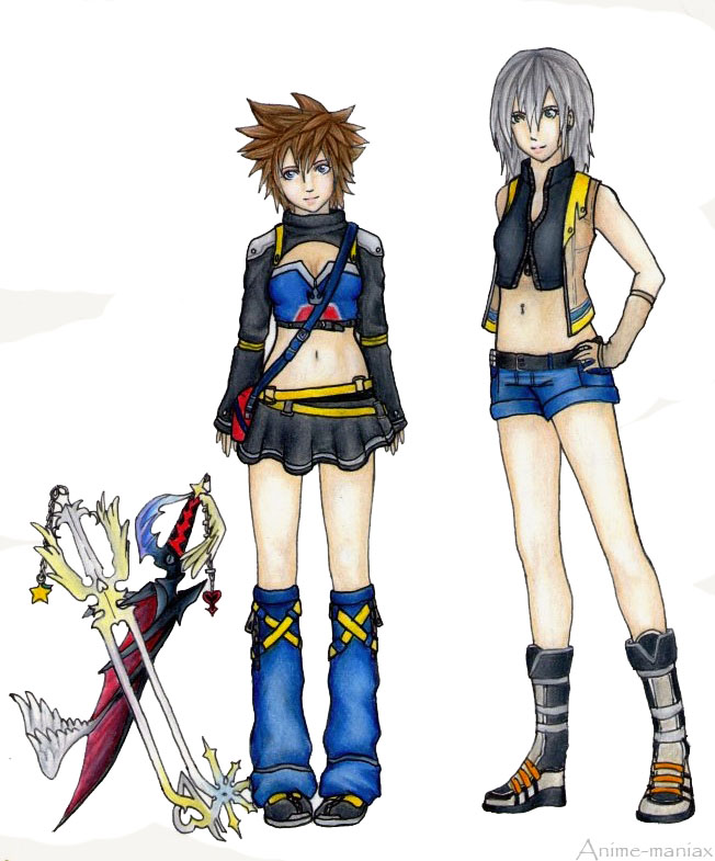 Female sora and riku