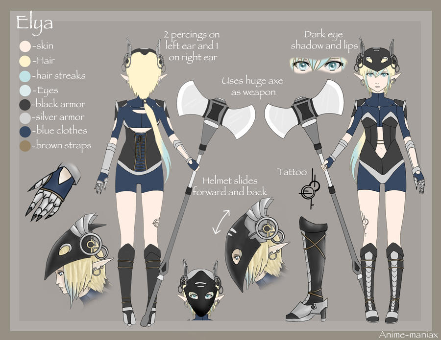 elf ref by Stalaxy on DeviantArt