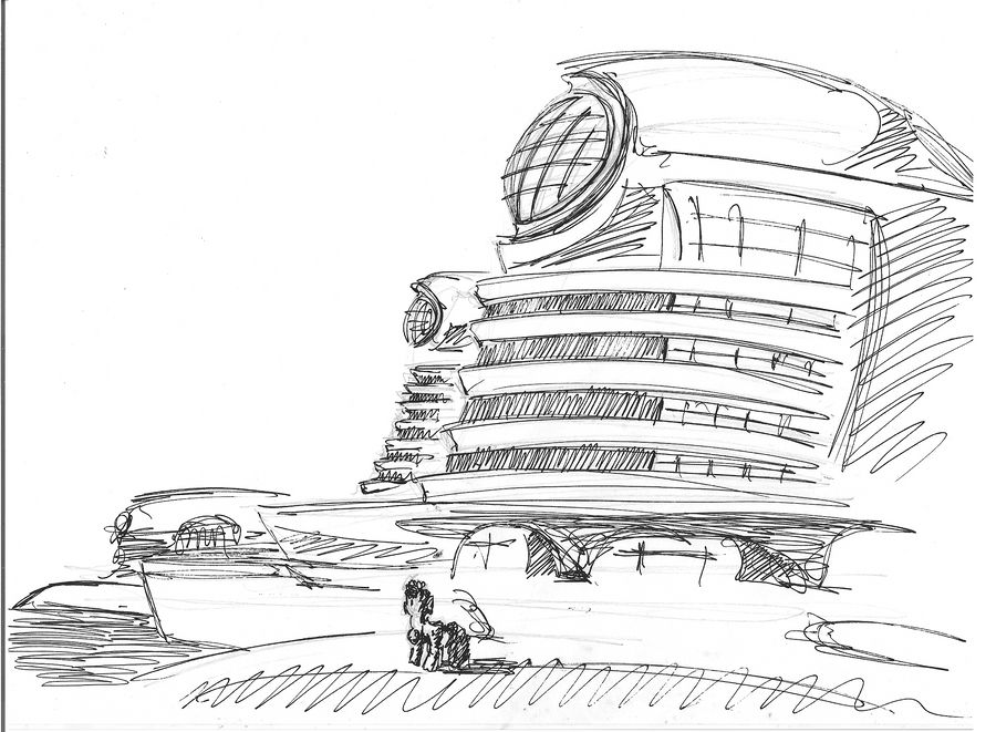 Scatch Building Building scetch by AlexandrVirus on DeviantArt