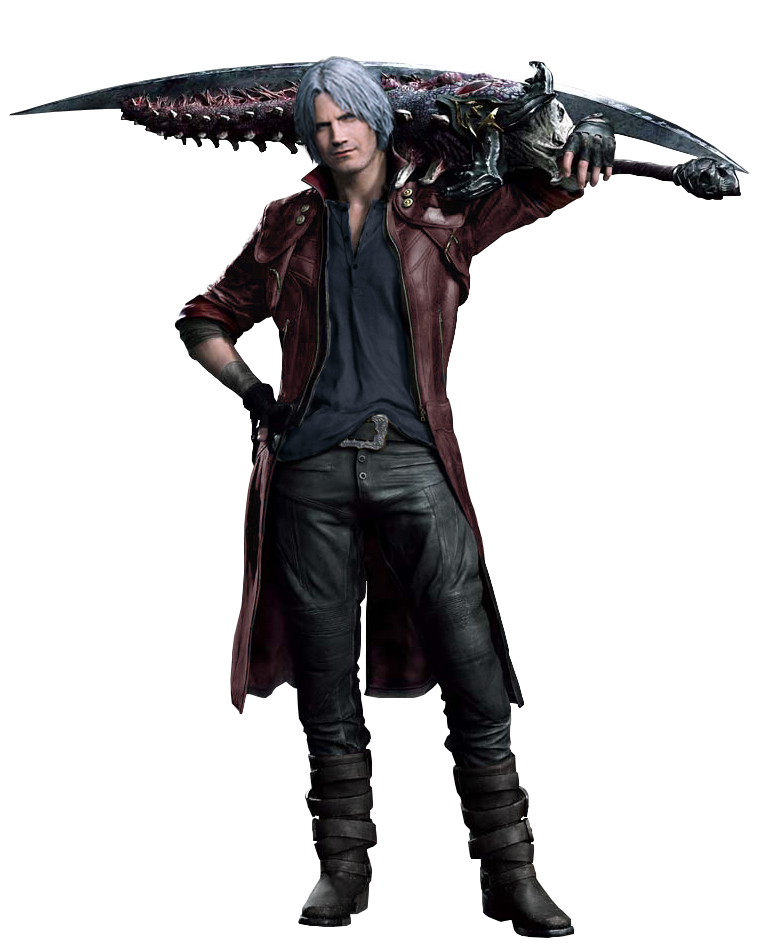 Devil May Cry 5 Dante Close Up Render PNG by VigoorDesigns on