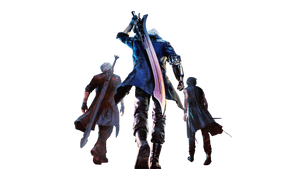 Devil May Cry 5 Key Art Render PNG