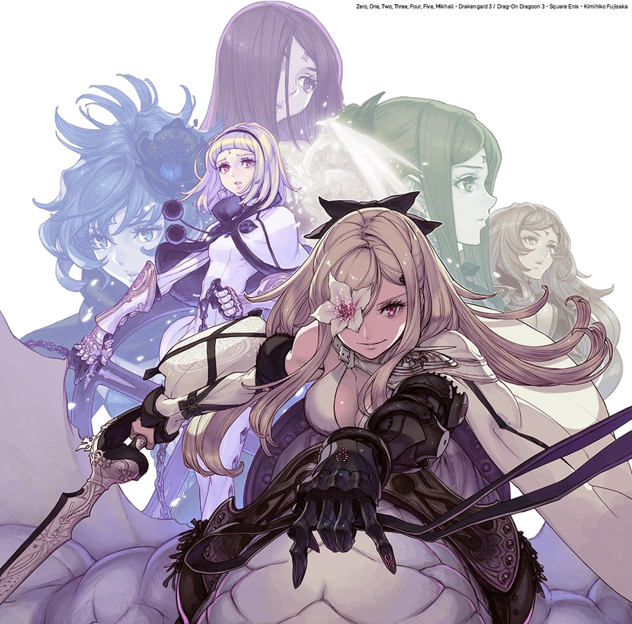 Intoner Three Drakengard 3 Intoners Promotional Art Render PNG by VigoorD on DeviantArt