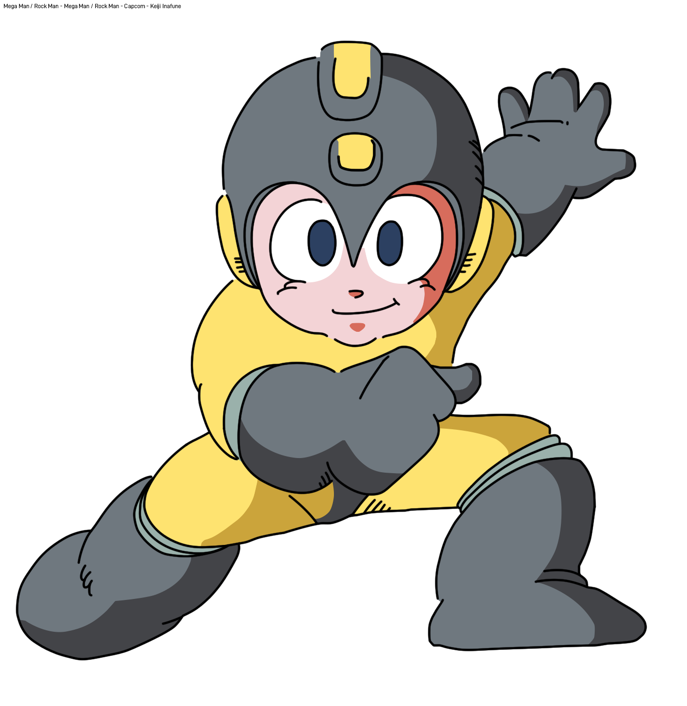 Mega Man 1 Mega Man Thunder Beam Ver. Vector PNG by VigoorDesigns on ...