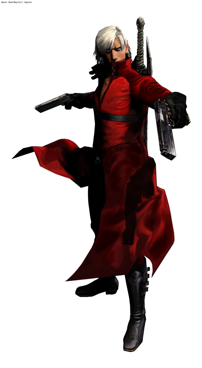 Devil May Cry 2 Early Dante Render PNG by VigoorianDesigns on DeviantArt