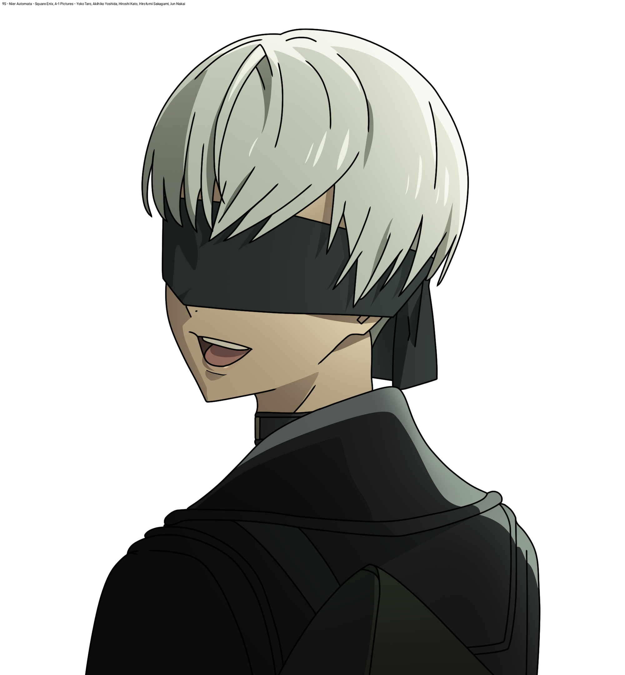 Nier Automata Anime 9S Vector PNG by VigoorDesigns on DeviantArt