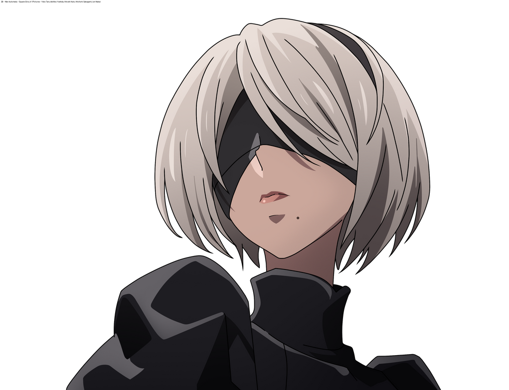 Nier Automata Anime 2B Vector PNG by VigoorDesigns on DeviantArt