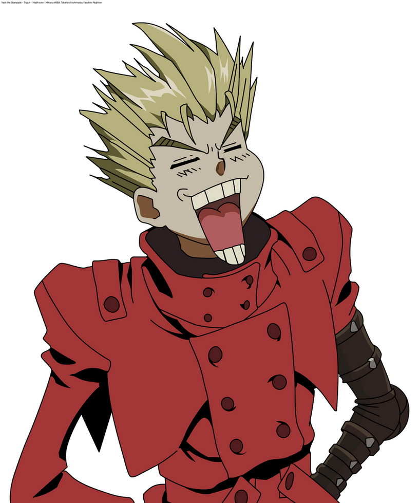 Trigun Gun Vector Trigun Vash Laughing Vector PNG by VigoorDesigns on DeviantArt