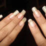 Plain long nails