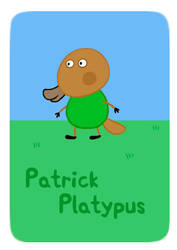 Patrick Platypus (Peppa Pig O.C. Fan Art)