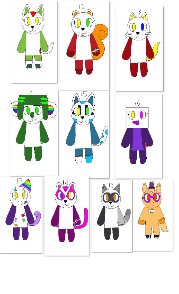 Numberblocks as Animals part 2 by Keyziathana2009 on DeviantArt