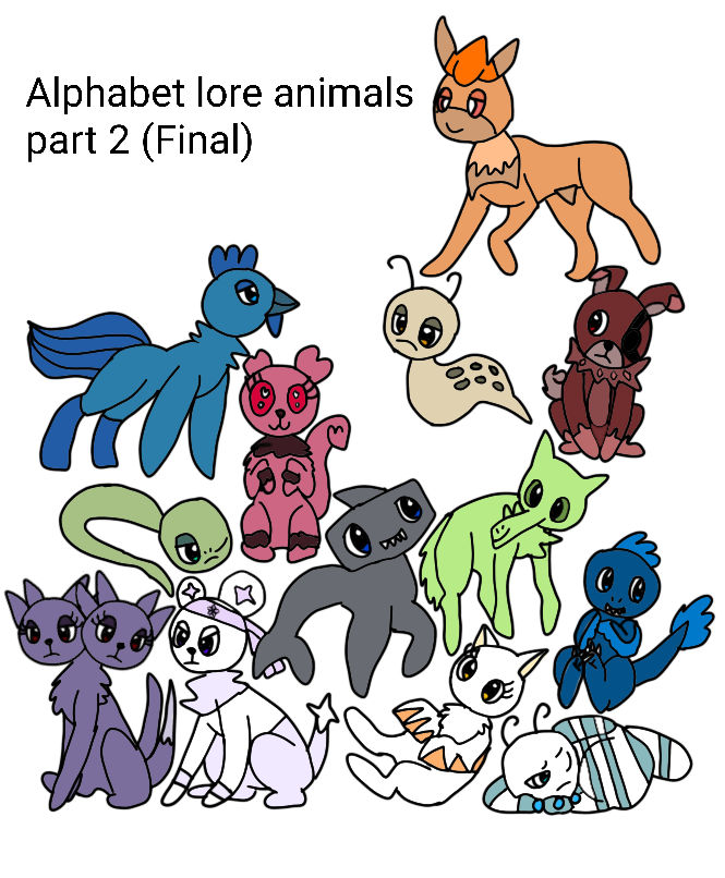 Alphabet lore mammal AU by pepp3rwolf915 on DeviantArt