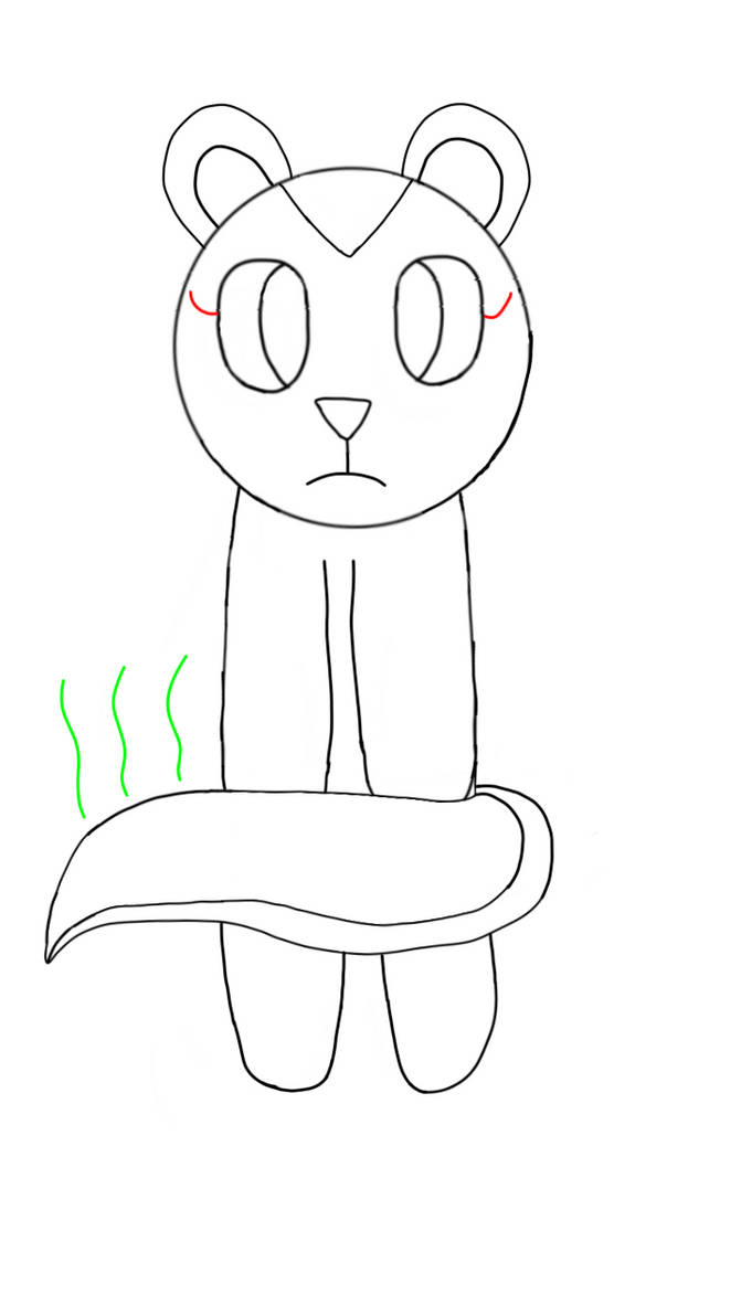 Skunk with stink tail base by KeyziaEirenesMT on DeviantArt