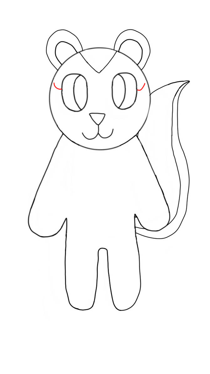 Skunk base by KeyziaEirenesMT on DeviantArt