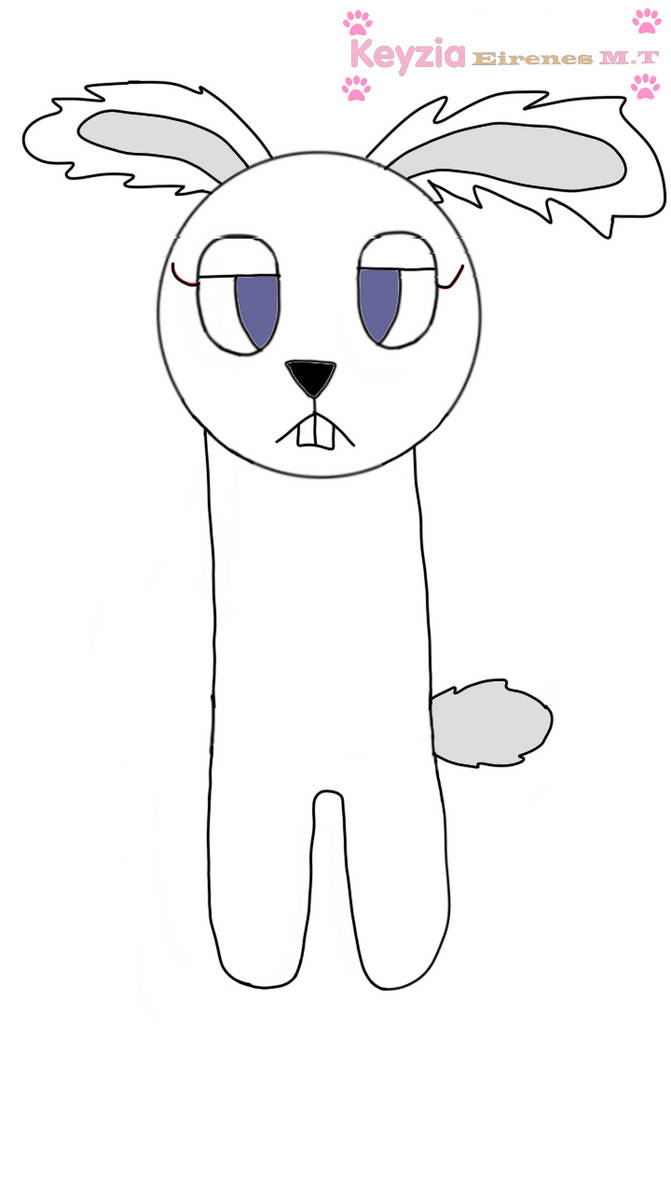 Angora Rabbit Character Cotton ball the Angora rabbit by KeyziaEirenesMT on DeviantArt