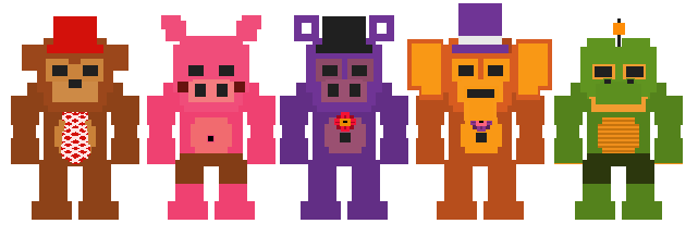 FNaF 3 Minigame Characters #3 by Mariorainbow6 on DeviantArt