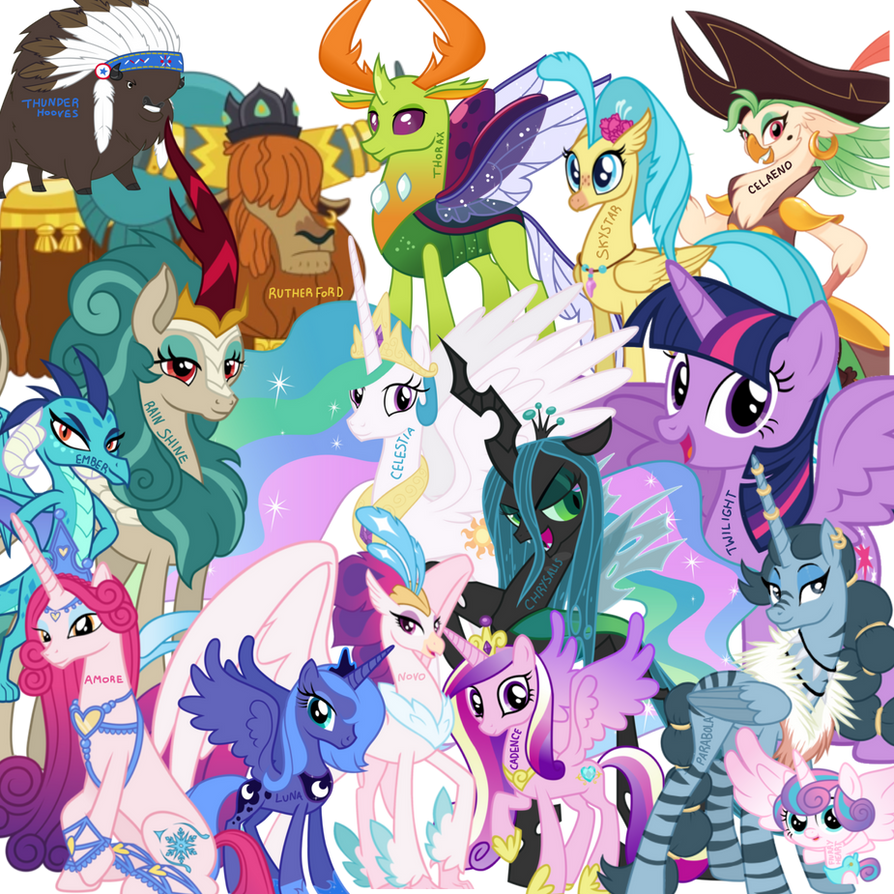 Mlp Former Rulers all (?) of the mlp leaders/princesses/queens by QueenSkystar on DeviantArt