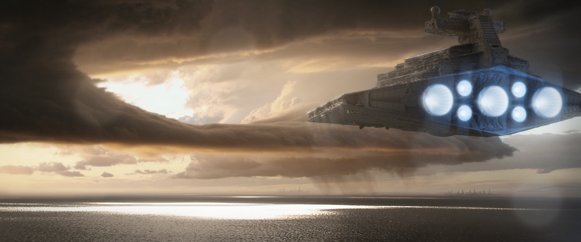 Star Wars - Star Destroyer E - Leaving Kamino